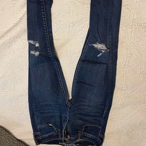 American Eagle jeans with unique ankle details